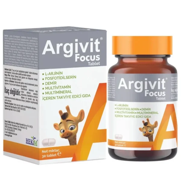 Argivit Focus حبوب ارجيفيت فوكس لزيادة الطول 30 كبسوله